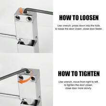 Automatic Door Closer, Rebound Door Closer, Anti-Collision Device, Wooden Door Buffer, Simple Home Silent Door Closer - A - View 7