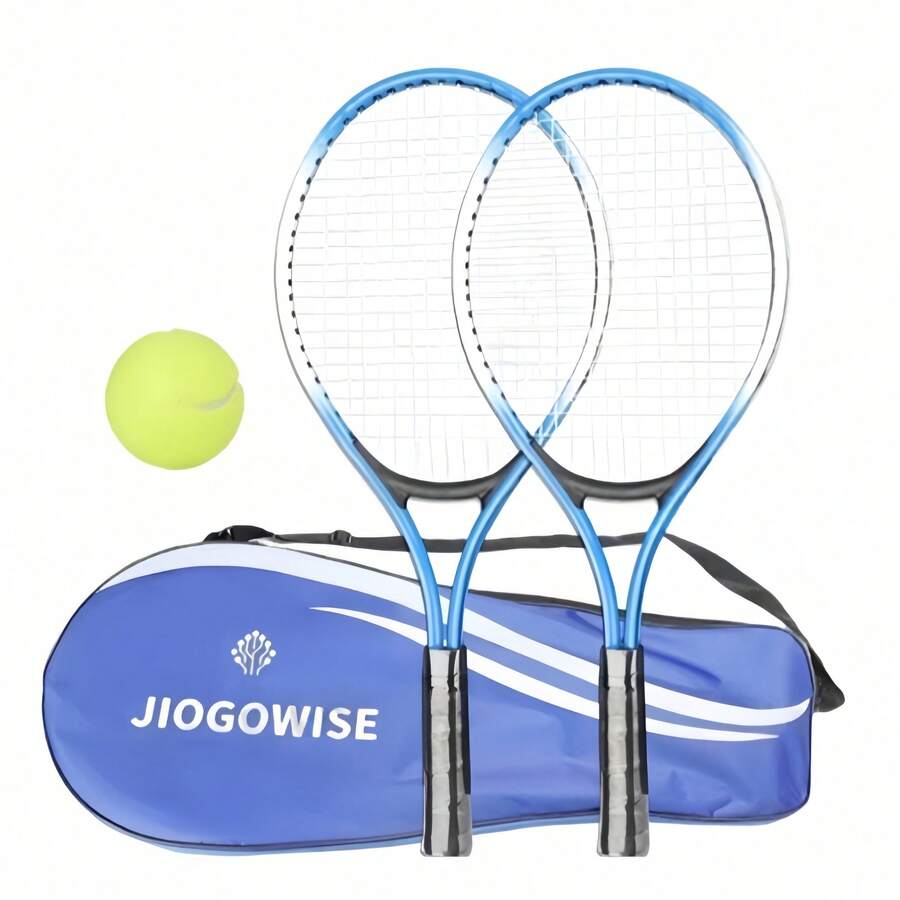 Includes 2 Tennis Rackets, Tennis Bag And A Set Of Sports Fitness Tennis Gear, Suitable For Outdoor Sports And Beginners - Multicolor - View 1
