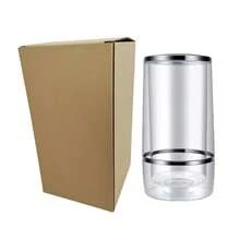 Double-Layer Hollow Ice Bucket, Anti-Freeze Insulation Design, Long-Lasting Cold Retention, Suitable For Home Parties And Outdoor Use, Portable Beverage And Wine Cooling Bucket, Leak-Proof, Keeps Ice Frozen For Hours - Multicolor - View 17