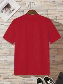 Pure Cotton T-Shirt For Boys With Video Game Controller Design - 紅色 - 查看 2