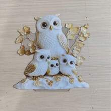 Creative New Flat Acrylic Owl Home Bedroom Desktop Decor Holiday Gift - A - View 7