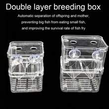 High Clear Acrylic Fish Tank Breeding Isolation Box Aquarium Breeder For Small Fish Betta Hatching Incubator With Suction Cup - View 4