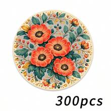1/2/4/6/8/300pcs Minimalist Abstract Floral Pattern Luxury Placemats, Machine Washable Polyester Material, Heat-Resistant, Stain-Resistant, Waterproof And Easy To Clean, Suitable For Party And Kitchen Decor - Multicolor - View 14