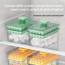 A Complete Set Of Homemade Ice Mold Kit, Including A Storage Box And An Ice Scoop, A Lided Ice Container, A Reusable Ice Maker, A DIY Ice Mold For The Refrigerator, An Ice Mold, A Must-Have Accessory For Summer, Helping You Make Perfect Cold Drinks, - Multicolor - View 5