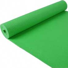 Tapete de Yoga Multiusos de Alta Densidad Antideslizante con Correa de Transporte - 1/4 de pulgada + Verde + Esterilla de yoga - Ver 8