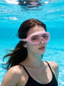Adult Large Frame Swimming Goggles - Anti-Fog, Waterproof, 180° Wide Angle Unisex Swimming Goggles, Suitable For Pool And Open Water - Black - View 6