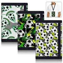 Cartera de cuello plegable 3 veces con diseño de dibujos animados, incluye monedero con cremallera, compartimento para billetes y diseño de llavero. Se puede colgar con correa, cierre de gancho y bucle. - Multicolor - Ver 1