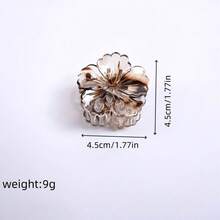 6pcs Girls Fashion Hawaiian Flower Hair Clips, Medium Size, Perfect For Beach And Seaside Use, Ideal Gift Accessory, Also Suitable For Daily Wear, Fits Half-Up Hairstyles - Multicolor - View 11