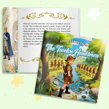 Classic Grimm's Fairy Tales Illustrations, Grimm's Fairy Tales Series Color Picture Books, Reading Accumulation Imagination Cultivation Learning Books, Improve Reading Interest And Expression Ability Learning, Multiple Stories Available - Grimms' Fairy Tales - View 7