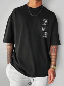 Camisetas de hombre - Negro - Ver 2