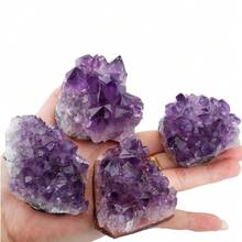 2件組精美紫水晶原石，重量180-255克，適合寶石手工、製作紫水晶飾品、居家裝飾及打造獨特禮物 - 2件(120-170公克) - 查看 8