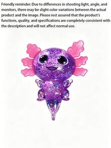 1 Stück Glitzer Kristall Axolotl/Salamander Squishy Spielzeug, super weiches langsam zurückfederndes Quetschspielzeug, leicht klebrige weiche & federnde Textur, süßer Amphibien-Schreibtischbegleiter, tragbares Reisespaßspielzeug, Blau/Rosa Farboptionen, sammelbare Dekoration, sensorisches Spielzeug für Kinder & Jugendliche, Klassenzimmer-Belohnung, Party-Mitbringsel, Geschenktüten-Füller, Geburtstags- & Feiertags-Überraschungsgeschenk, Squishy, Squishies, Squishy Spielzeuge, Squishy Stressspielzeug - Verschiedenfarbig - Übersicht 15