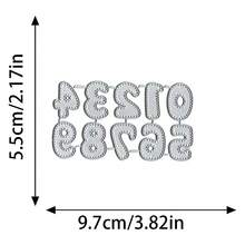1pc 0-9 Number Cutting Template, Suitable For Making Cards DIY Birthday Scrapbook, Wedding Decoration, Embossing Template, Stencil, Number Cutting Template, - Number - View 9
