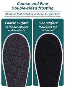 1pc White Foot Scrubbing Board Callus Remover Dead Skin Exfoliator Foot File Pedicure Tool Foot Scrubbing Stone - Multicolor - View 3