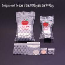 300個/200個/100個多種數量選項，塑膠迷你自封式收納袋，100個/袋，多款圖案密封袋，適合整理小物品、存放耳環、項鍊、裝飾石和植物種子，手工藝品與精確重量分類所需，節日小禮物包裝 - 彩色 - 查看 12