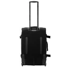W WINGS Large Compression Soft Suitcase 28" 24" 20" Inch ROOK | Travel Bag Luggage Polyester Zipper High Quality, Waterproof, Telescopic Handle, Wheels BLACK - Black - View 11