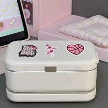 50pcs Sports Basketball Pink Fun Cartoon Creative Cute Decorative Desktop Guka Stickers For Women - Women's Basketball - 1991 - View 10