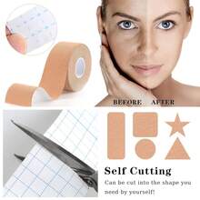 Bandage Elastic Fabric Lifting Breast Tape Invisible Lifting Tape Facial Muscle Patch - Lifting Patches - View 7