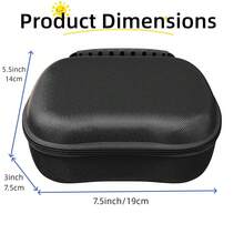 Borsa di stoccaggio rigida in EVA per controller di gioco - Borsa di stoccaggio da viaggio universale antiurto, compatibile con One/Series X/S & Switch Pro - Visualizzare 5