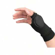 Thumb Compression Gloves, Fingerless Design, With Gel Pads, Provides Joint Support, Breathable Carpal Tunnel Protection - Multicolor - View 7