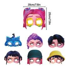 KPop Demon Hunters Cool Girl Mask Birthday Party Cosplay Party Photo Prop Decoration Girls Boys Birthday Party Gift - Party Masks - View 4