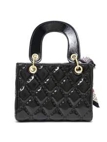 Dedoo Women's Floral Evening Handbag, Suitable For Girls, Women, Brides, Bridesmaids, Weddings, Parties, Proms, Nightclubs, Dates, Valentine's Day, Gifts (Includes Gift Bag) - Black - View 7