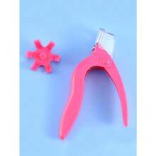 U-Shaped Nail Clipper - Pink - View 4