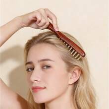 2pcs Set, (10-Tooth Scalp Massage Comb + Gua Sha Board), Used For Body Gua Sha And Head Relaxation. - 10-tooth Scalp Massage Comb + Gua Sha Board - View 5