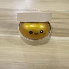 1組1個彩色微笑臉逼真大包子捏捏樂玩具，青少年壓力緩解玩具，亮片餃子捏捏樂盒，麥芽糖包彈（青少年用品） - 彩色 - 查看 10