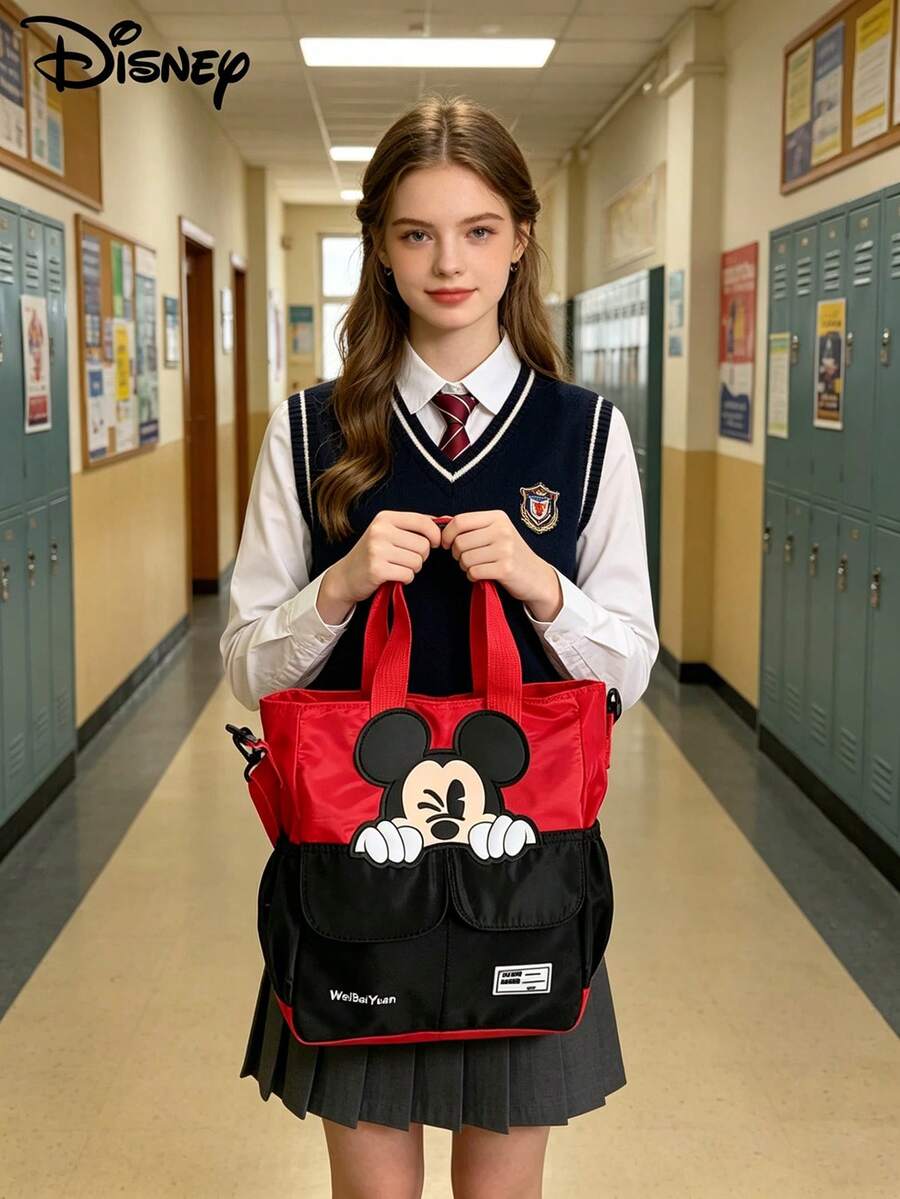 Back To School Season Disney Large Capacity Super Cute Crossbody Bag, Suitable Cute Backpack, Large Capacity Party Bag, Multiple Color Options Available - Multicolor - View 1