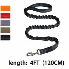 BVEOYPET 2-In-1 Reflective Elastic Dog Leash, Suitable For Walking, Hiking And Travel - Multicolor - View 1
