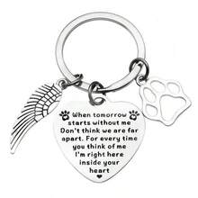Premium Stainless Steel Engraved Keychain, Fashionable & Durable, Inspirational Text, Creative Personalized Inspirational Pendant, Simple & Versatile Style, Unisex, Suitable For Pet Lovers - Multicolor - View 10