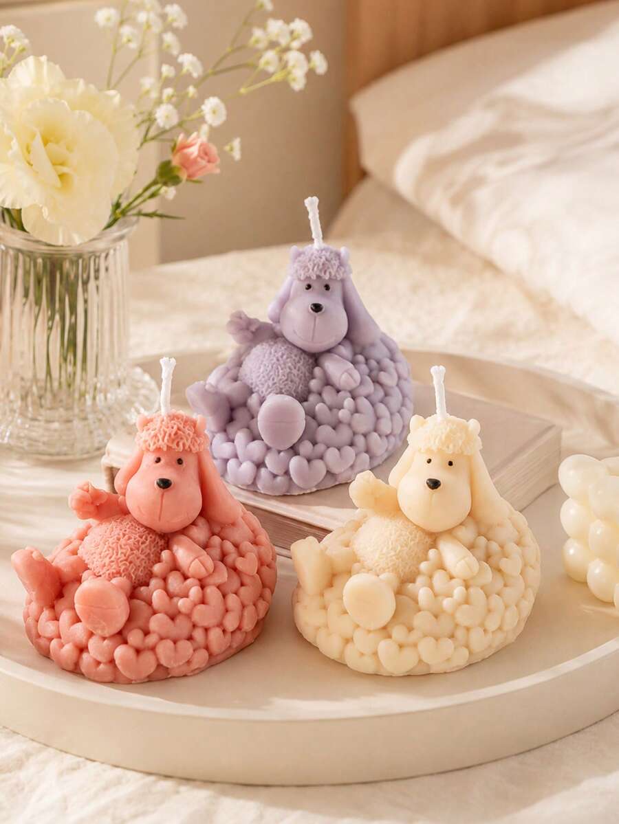 DIY Prone Sheep Silicone Mold - Multi-Functional Animal Craft Tool, Suitable For Candles, Soap, Resin And Clay - Realistic Home Decor Design, Candle Mold Silicone - Sleeping Lamb Silicone Mold - View 1