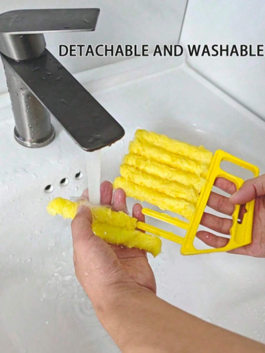 1pc New Blind Curtain Cleaning Brush, Detachable Cleaning Brush, Vent Cleaning Brush, Suitable For Hotels And Restaurants