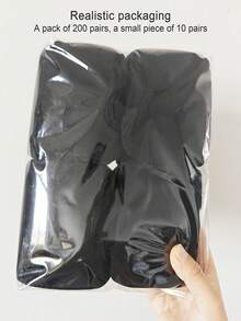 5/10/20/100/200雙女款隱形船襪，附防滑矽膠，春夏秋超薄天鵝絨低筒短襪，女款情侶夏季船襪多色組合款，薄款超薄網眼低筒隱形襪，透氣吸汗夏季拋棄式襪子 - 彩色 - 查看 11