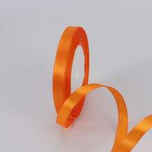 Halloween Ribbon, 4 Rolls 100 Yards Halloween Satin Ribbon, 10mm Wide, Holiday Gift Wrapping Ribbon, For DIY Bows And Party Decorations (Orange, Black, Purple, White) - Multicolor - View 6