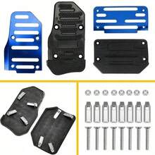 3pcs Manual Anti-Slip Car Pedals, Ergonomic Design, Durable, Suitable For Accelerator, Brake, Clutch Pedals Car Accessories - Foot Pedal - View 2