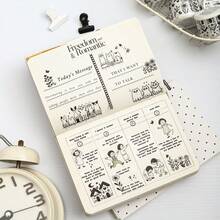 1 Rolle 2m Schwarz & Weiß minimalistisches Lebensmotto Washi Tape, kreative ästhetische Aufkleber, DIY Dekorations-Collage-Bastelmaterialien, Feiertagsgeschenk, personalisierte Sammelalbum-Schulmaterialien, Schulbedarf - W.P. - Übersicht 5