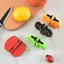 Mini Knife Sharpener Portable Ceramic & Tungsten Steel Dual-Sided Sharpener For Outdoor Knives And Kitchen Tools - Sharpening Tool - View 4