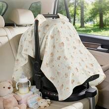 1PC Baby Breastfeeding Cover Nursing Cover Muslin Soft Breathable Nursing CoverBreast Feeding Coverall For Car Seat Blanket And Stroller Cover - Multicolor - View 2