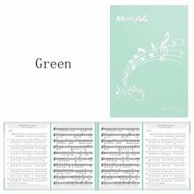 1件 A4尺寸 6頁連續顯示樂譜夾，表演夾，彩色，非常適合藝術作品展示和樂譜夾，返校季 - A4 - 查看 13