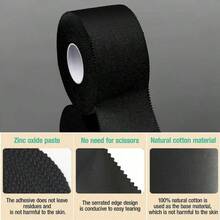 Serrated Edge Sports Tape, No Residue, Suitable For Athletes To Protect Wrists, Ankles, Knees And Muscles, Provides Training Support (2.5cm*9m) - Multicolor - View 12