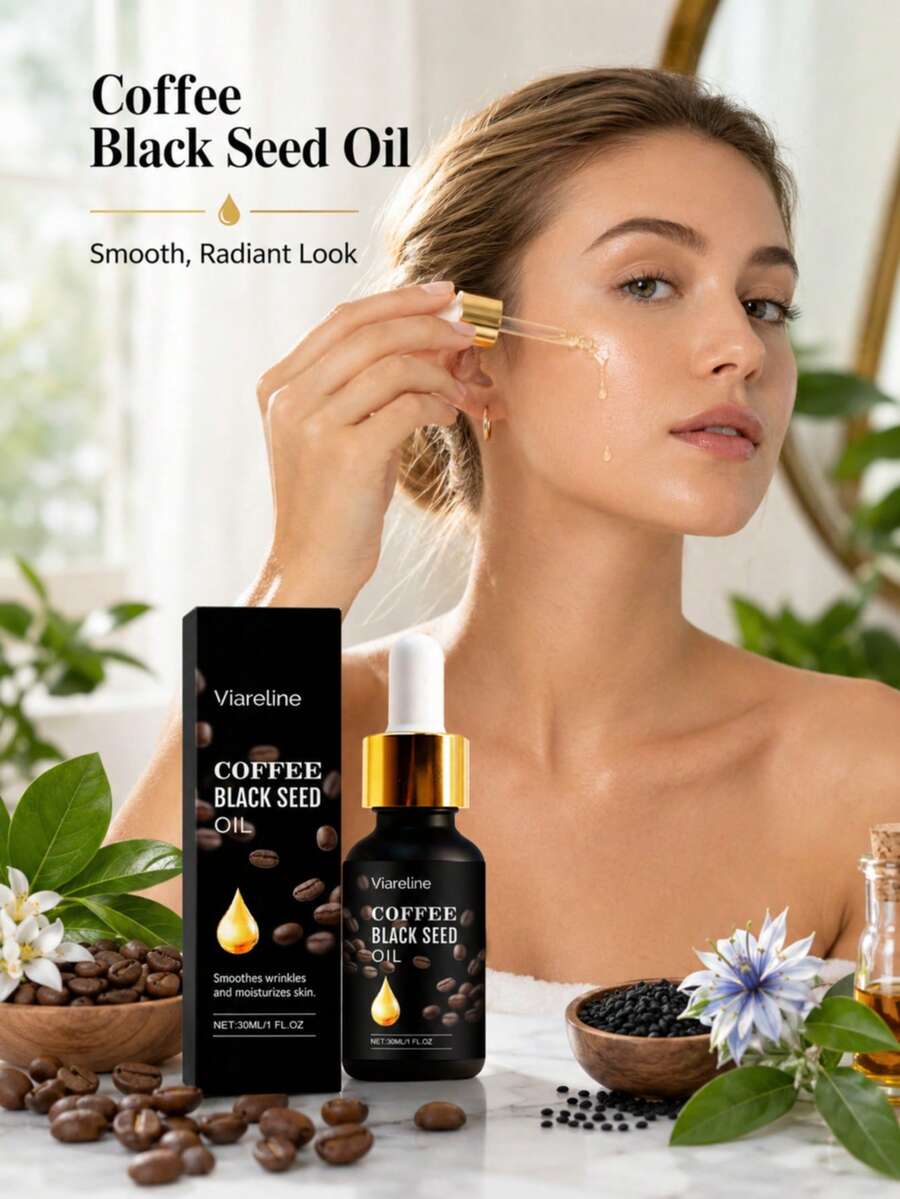 Black Seed Oil Moisturizing Essential Oil, Gentle And Nourishing Facial Skin Care, Lightweight And Easily Absorbed Texture - Multi Scents - View 1