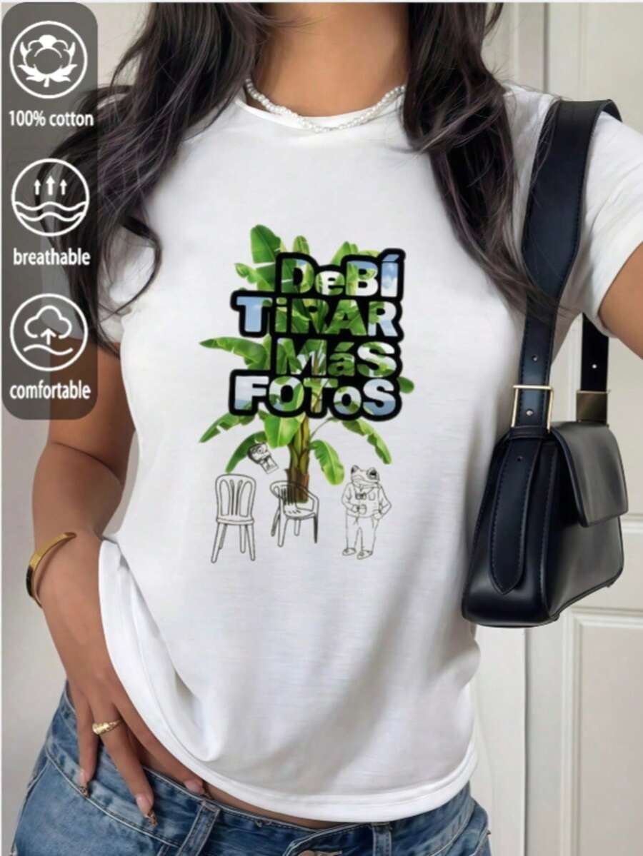 Women T-Shirts - 白色 5 - 查看 1