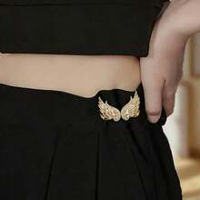 Angel Wings Waist Cincher, Adjustable Waist Buckle For Jeans Without Sewing - Multicolor - View 2