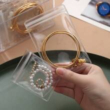 Anti-Oxidation Jewelry Storage Sealed Bag - Necklace, Earring, Ring Storage Box, Transparent Portable Bag - Multicolor - View 1