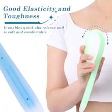 1pc Silicone Massage Stick, Full Body Deep Relaxation Massager, Used To Relieve Muscle Soreness, Fatigue From Prolonged Sitting, Clear Meridians, And Reduce Edema - A - View 7