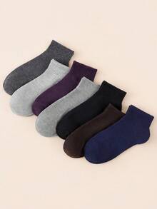 1/5/10/15/20 Pairs Women's Short Socks - Simple Dark Solid Color - Comfortable Breathable Knit Style, Suitable For Spring/Summer Daily Casual Wear - Multicolor - View 5