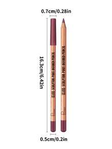 Pudaier 1 pieza Lápiz delineador de labios impermeable color nude, Lápiz delineador de labios 3D, Regalo dulce para el Día de San Valentín - 14 - Ver 7