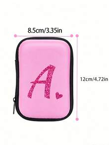 Tas Penyimpanan Digital Mini Portabel Motif Hati Merah Mawar Huruf A-Z, Tas Digital Tahan Air dan Anti Jatuh Motif Hati, Kantong Organizer Ritsleting Tahan Guncangan, Tas Perjalanan Portabel untuk Earphone, Kabel Pengisi Daya, USB Drive, dan Aksesori Digital Kecil, Ringan, Kotak Penyimpanan Ritsleting, Tas Penyimpanan Kabel Data Gaya Dompet, Tas Digital, Tas Produk Elektronik, Sempurna untuk Penggunaan Sehari-hari, Perjalanan, Kerja dan Belajar, Tas Penyimpanan Aksesori yang Dipersonalisasi, Hadiah untuk Teman, Keluarga dan Kolega. - MultiWarna - View 10